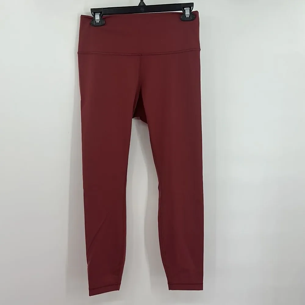 Lululemon Wunder Under High Rise Tight 25” *Full On‎ Luxtreme in Chianti Sz 10